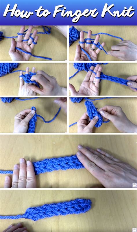 How To Knit With Your Fingers Howto