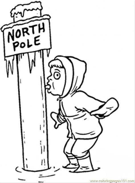 North Pole Coloring Pages Free Printable Coloring Pages