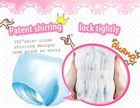 Disposable Ladies Menstrual Uncloth Diaper Adult Incontinence Pants