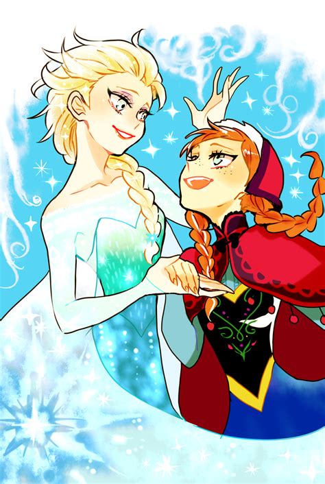 Elsa And Anna Elsa And Anna Fan Art 38371310 Fanpop