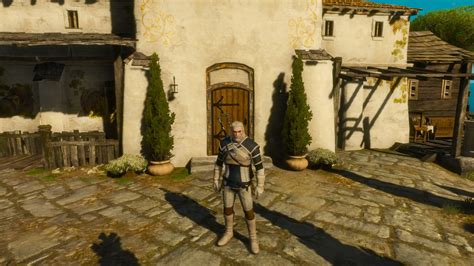The White Wolf Viper Armor Dyed White Witcher