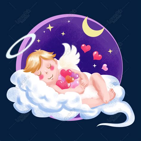 Sleeping Angels Clipart