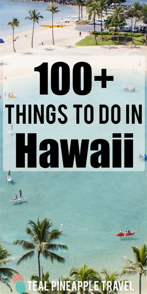 100 Things To Do In Hawaii Hawaii Bucket List
