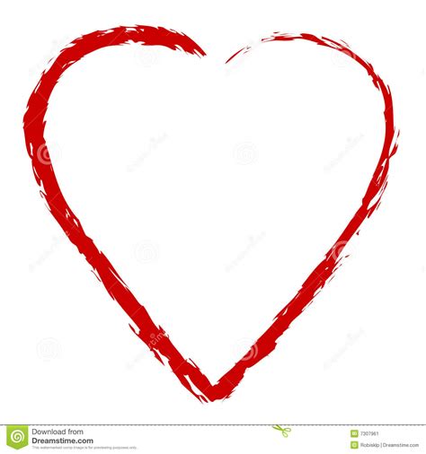 Abstract Heart Shape Stock Image Image 7307961