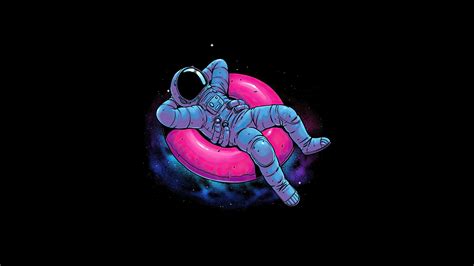 Astronaut Chilling Art 4k 8268 Wallpaper