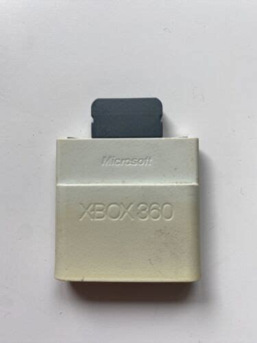Official Microsoft Xbox 360 256mb Memory Card Unit Storage White Ebay