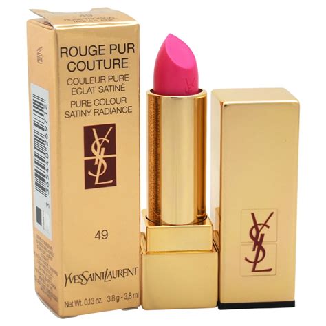 Yves Saint Laurent Rouge Pur Couture Pure Colour Satiny Radiance Lipstick 49 Tropical Pink