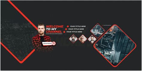Item Modern Youtube Banner Template By Inspirasign Shared By G4ds