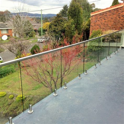 Factory Stainless Steel Frameless Spigot Staircase Balcony Handrail