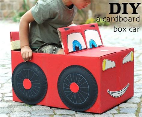 24 Ideias Inspiradoras De Carro De Caixa De Papelão