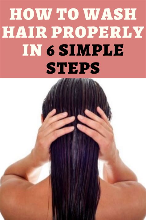 How To Wash Hair Properly In Simple Steps