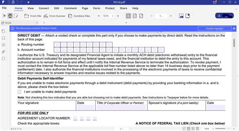 Irs Form 433 D Printable Printable Templates