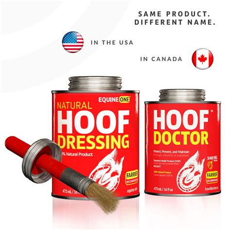Equine One Natural Hoof Dressing Hoof Doctor 16 Floz Tin Can