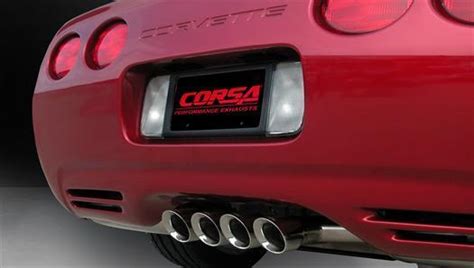 C5 Corvette Axle Back Exhaust System With 35 Inch Tips Buy A 25