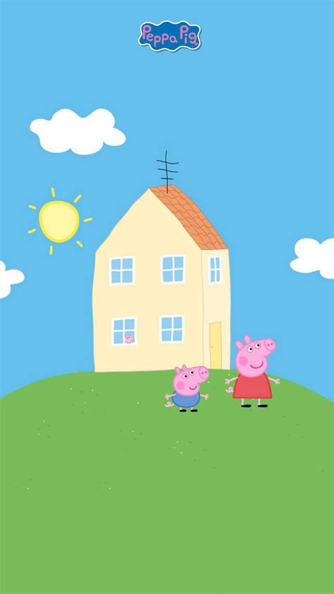 Peppa Pig House Wallpaper Enwallpaper