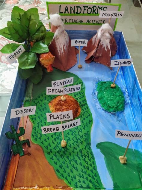 Landform Projects By Kids Science Projects For Kids Landform