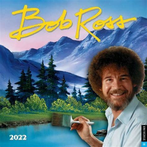 Bob Ross 2022 Wall Calendar By Bob Ross 2021 Calendar For Sale