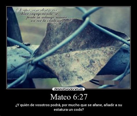 Mateo 627 Desmotivaciones