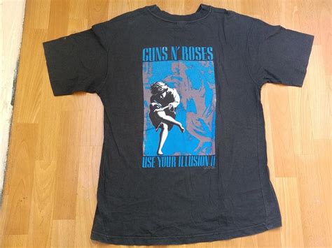 Vintage Guns N Roses T Shirt Tour Authentic Use Your Illusion Etsy