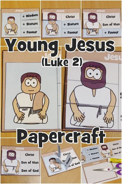 Young Jesus Luke 2 Jesus In The Temple Bible Crafts For Kids