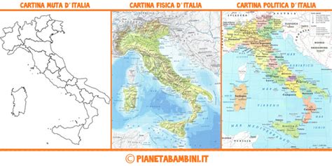 Cartina Italia Politica Formato A4 Tomveelers