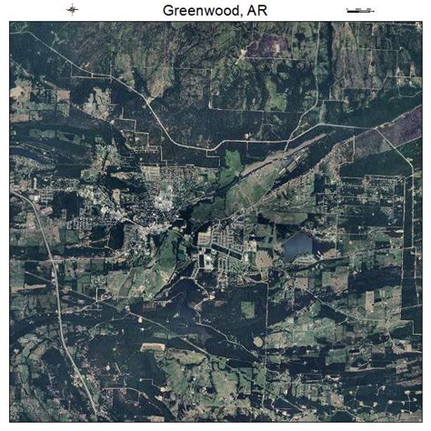 Aerial Photography Map Of Greenwood Ar Arkansas