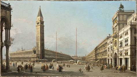 Canaletto Piazza San Marco Looking South And West Los Angeles County Museum Of Art United