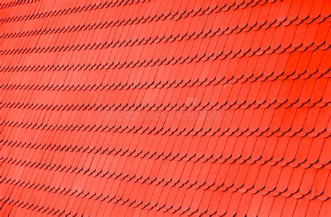 Close Up Of Red Roof Texture Stock Image Image Of Orange Material