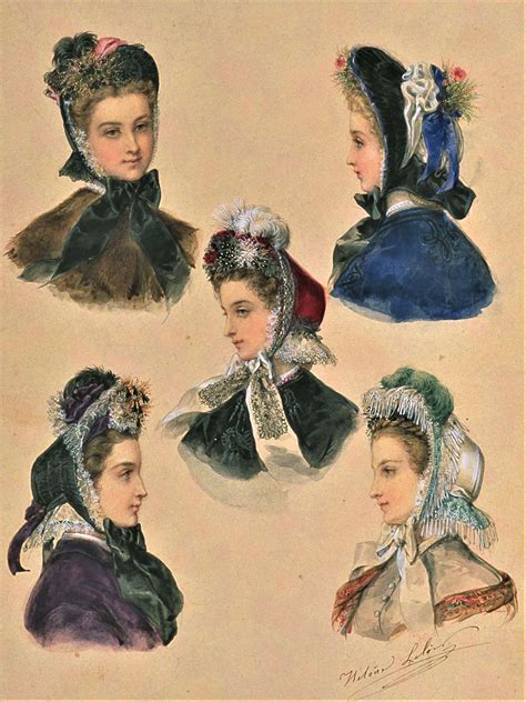 La Mode Illustree 1862 Victorian Era Fashion Victorian Hats