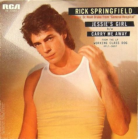 Rick Springfield Jessies Girl 1981 Vinyl Discogs