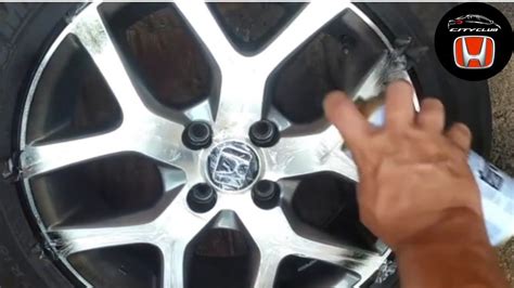 Como Fazer A Pintura Das Rodas Diamantadas Do Honda City Em Casa Barato Youtube