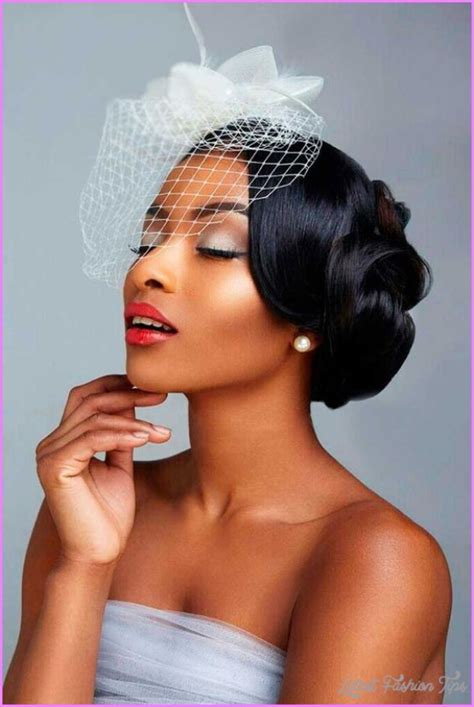 This long curly hairstyle appears more alluring and gorgeous with a hint of blond highlights. Wedding Hairstyles For African American Women ...