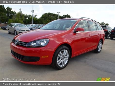.sportwagen interior is equal to that in cars costing thousands more. Tornado Red - 2013 Volkswagen Jetta TDI SportWagen - Titan ...