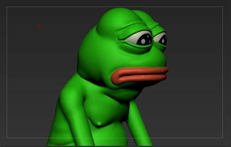 Sad Pepe The Frog Free 3d Model 3d Printable Cgtrader