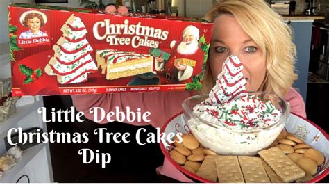 Little Debbie Christmas Tree Cakes Dip Tiktok Recipe 🎄 Youtube