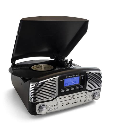 Trexonic Retro Wireless Bluetooth Record And Cd Player Macys