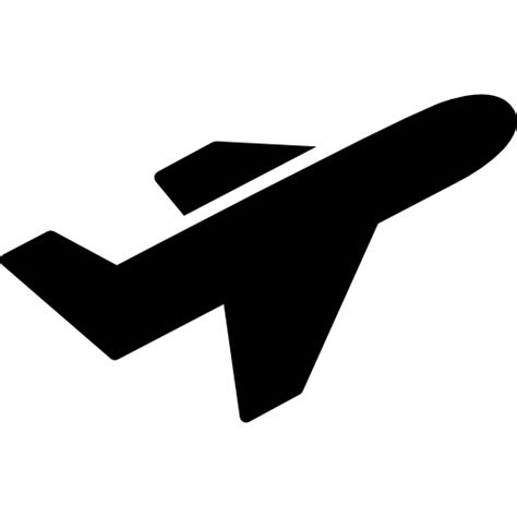 Icono De Avión Despegando