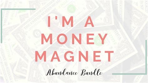 I Am A Money Magnet Abundance Bundle Members Area Emyrald Sinclaire