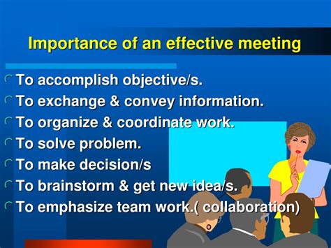 Ppt Conducting An Effective Meeting Powerpoint Presentation Free