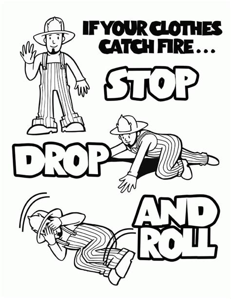 Fire safety sketch at paintingvalley com explore collection of. Fire Safety Printable Coloring Pages | Free Coloring Pages ...