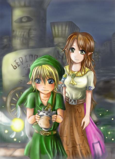 Link And Cremia The Legend Of Zelda And 1 More Drawn By Tieltiel