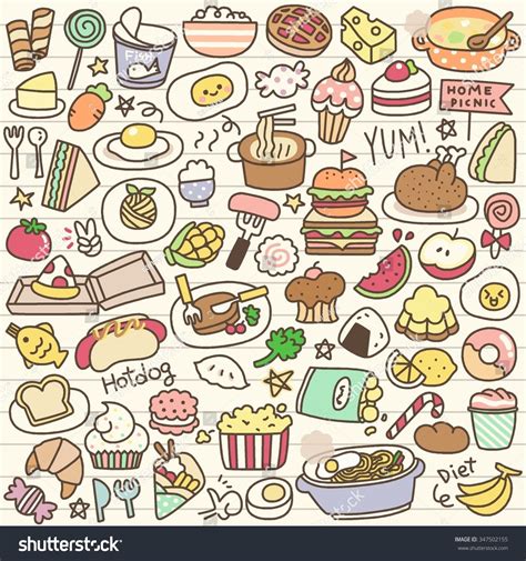 Kawaii Food Easy Doodles Cute Drawings Smithcoreview