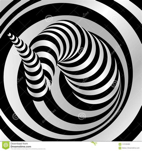 Black And White Wave Lines Background Abstract Optical
