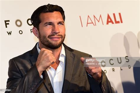 Actor Marcus Shirock Poses On Arrival For The Premiere Of The Film I
