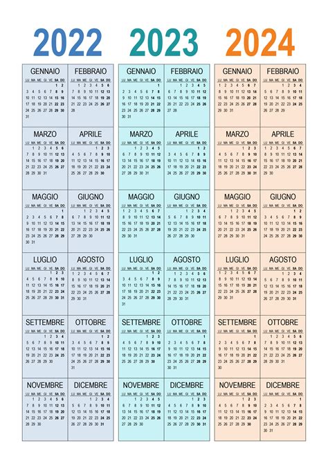 Calendario 2022 2023 2024 Calendariosu