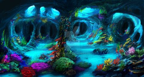 Underwater Caves Commission By Jjpeabody On Deviantart