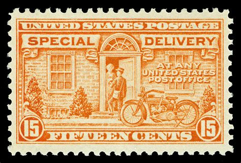 Scott E13 1925 15c Special Delivery Flat Plate Issue Mint Vf Og Nh Cat