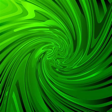 Abstract Spiral Background Emerald Lines And Green Stripes World Of