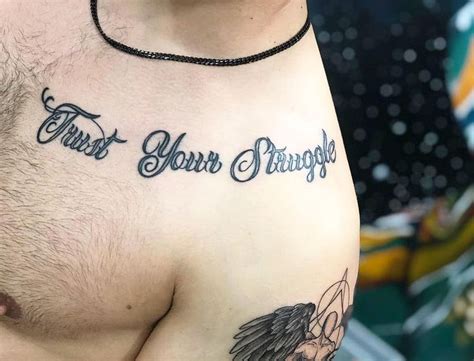 101 Amazing Chest Word Tattoo Ideas That Will Blow Your Mind In 2020