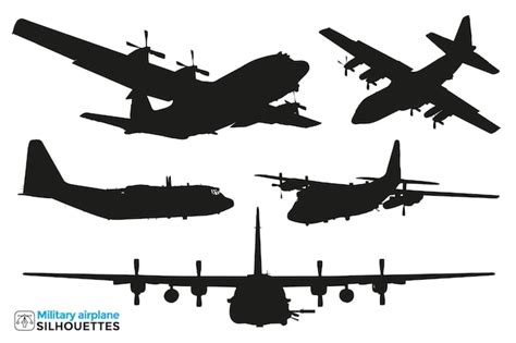 Premium Vector Collection Of Isolated Silhouettes Of Military